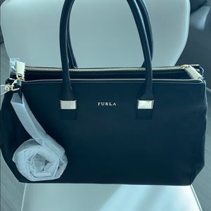Furla brand new authentic black tote bag